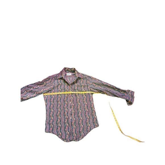 K-,mart vintage 70s butterfly collar button down. 100% poly size medium - Picture 3 of 8